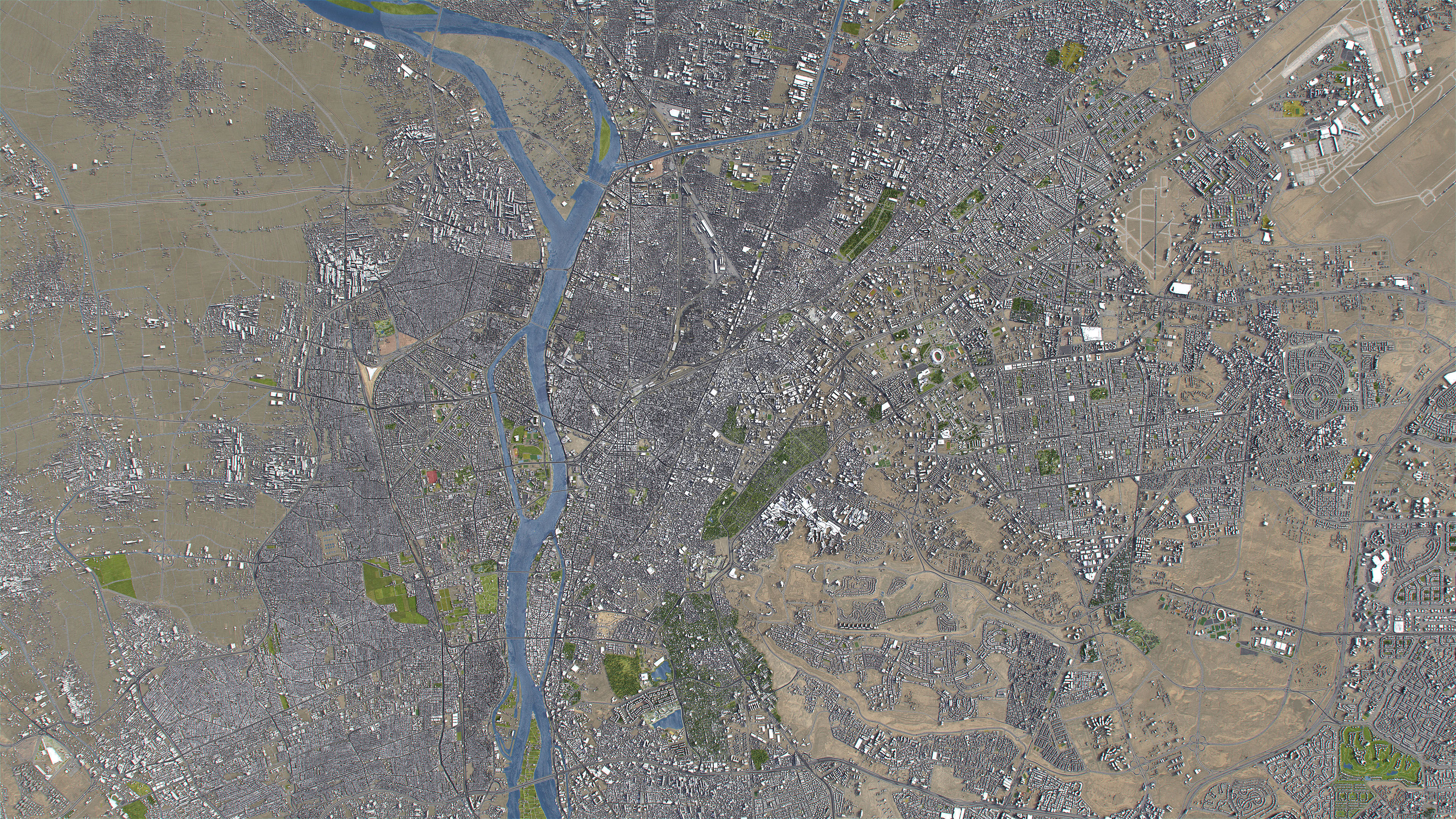 Cairo - 3D City Model Low-poly 3D model_17