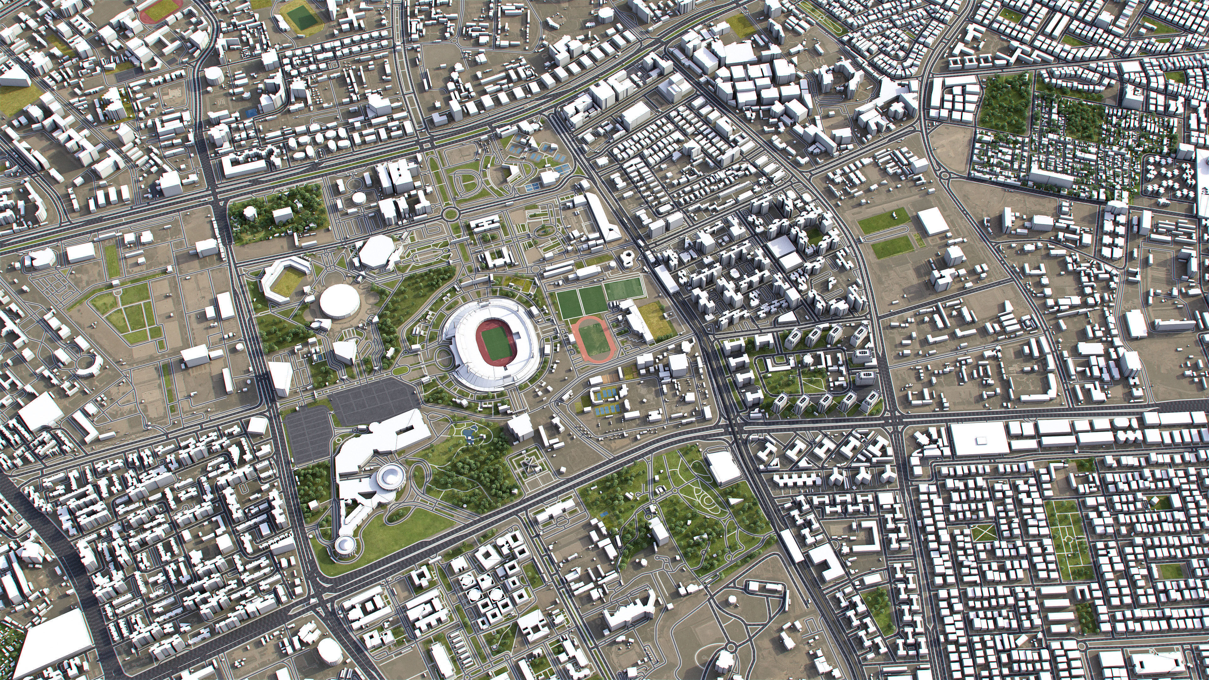 Cairo - 3D City Model Low-poly 3D model_14