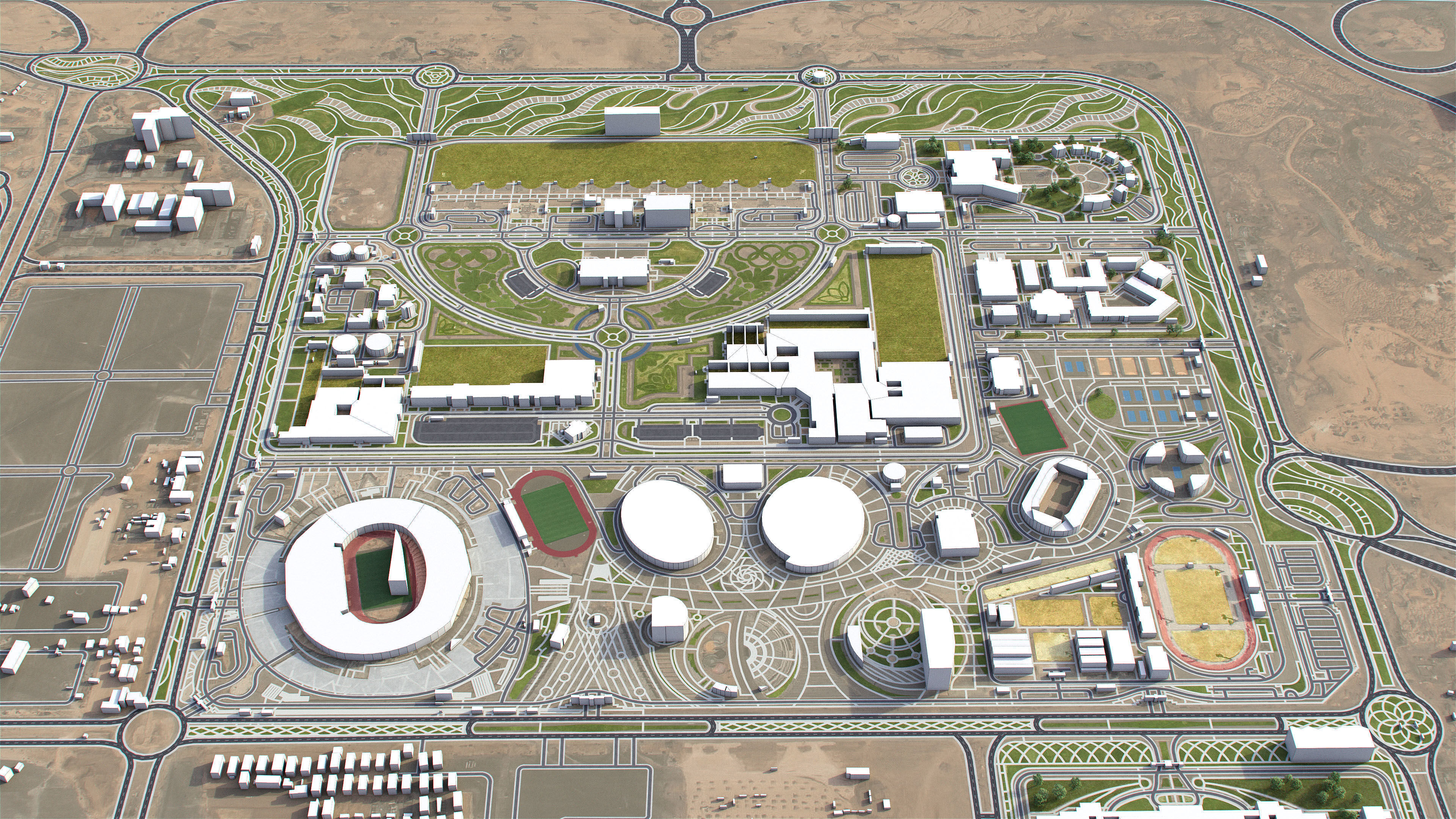 Cairo - 3D City Model Low-poly 3D model_29