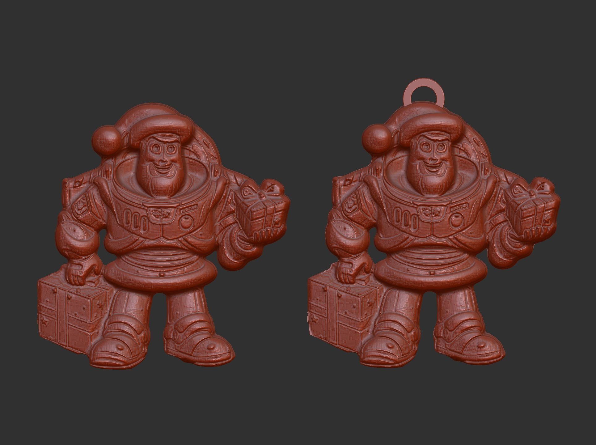 christmas toy story buzz decor  3D print model_5