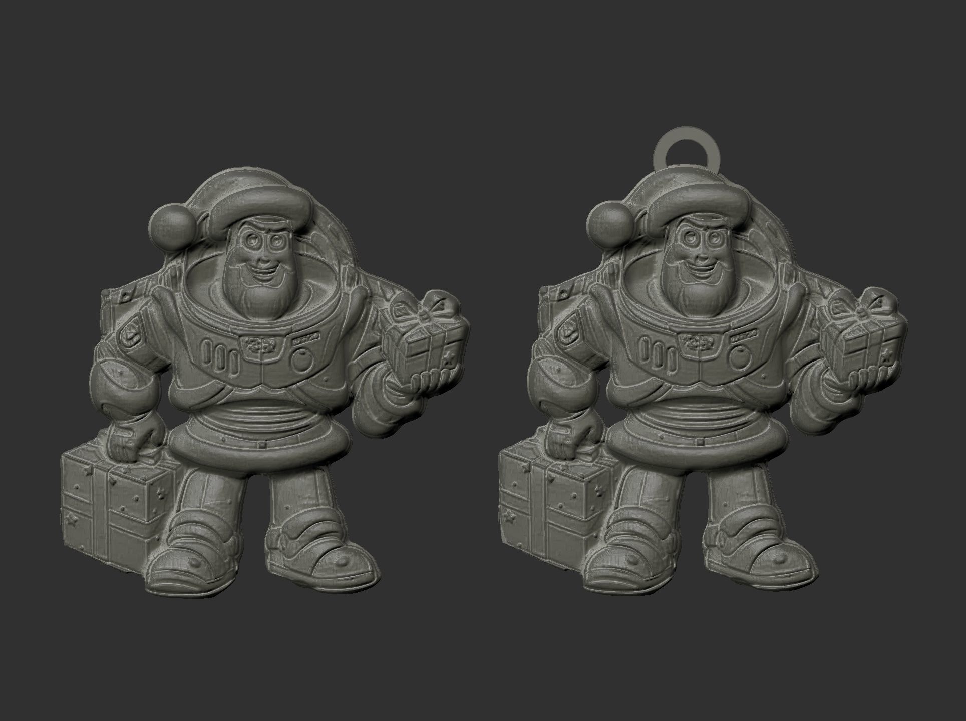 christmas toy story buzz decor  3D print model_3