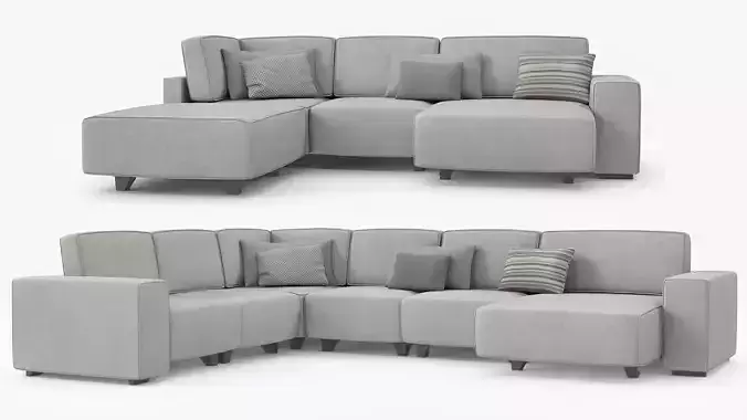 Modular Chaise Longue Sofa