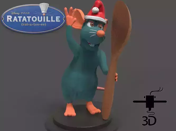 Ratatouille 3D print model Ratatouille 3D print model