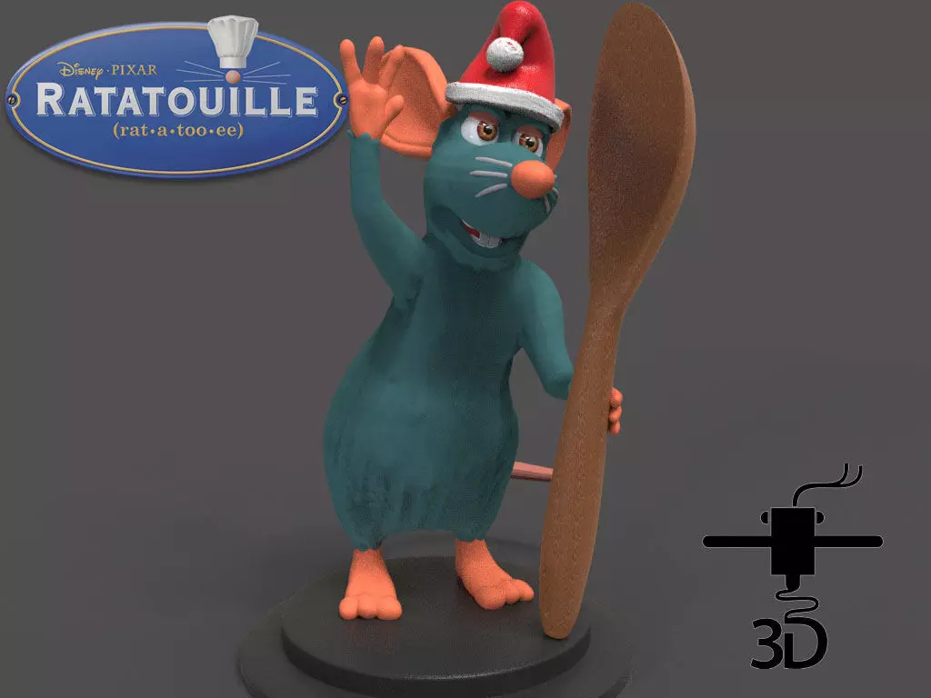 Ratatouille 3D print model_0