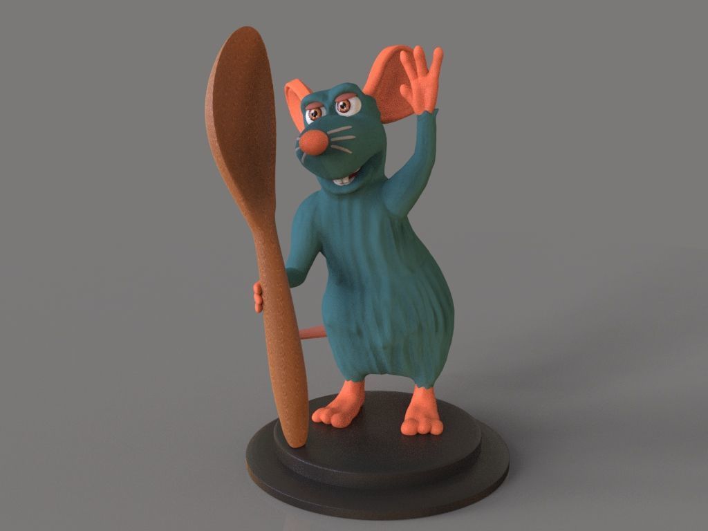 Ratatouille 3D print model_4