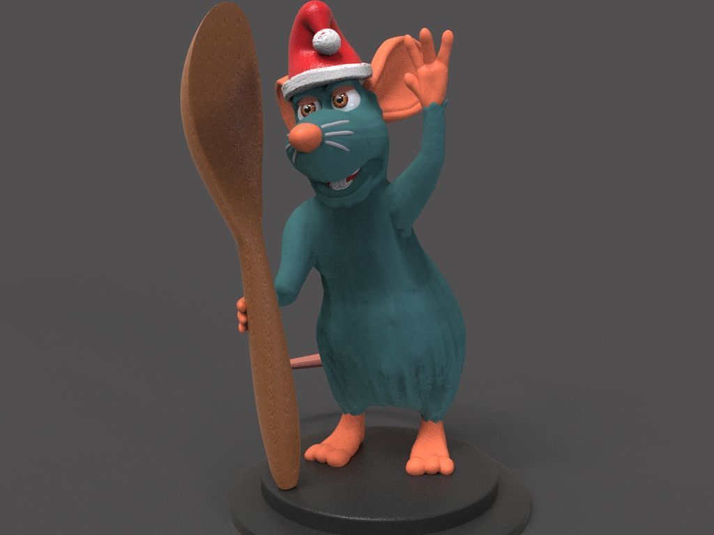 Ratatouille 3D print model_1