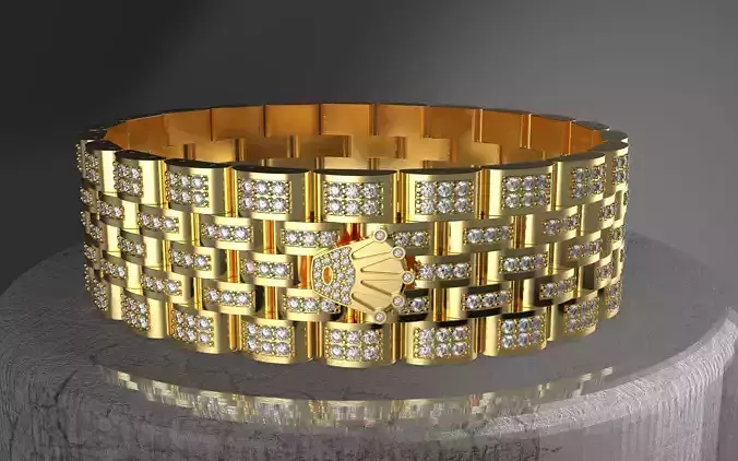 Rolex Bracelet 3D print model