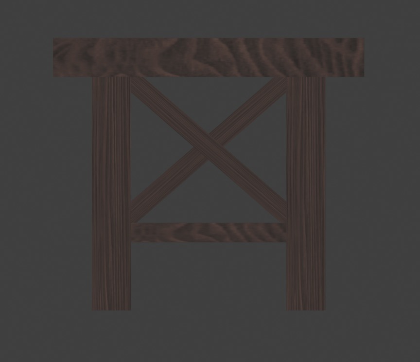Simple Table 3D model_6