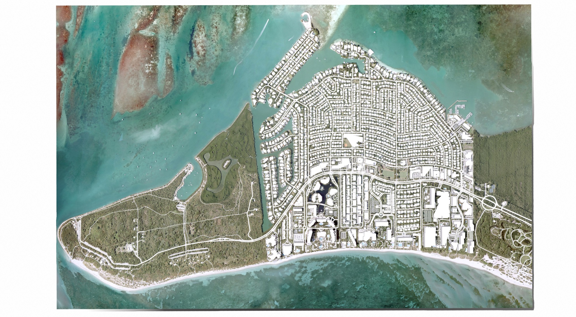 Cityscape Key Biscayne Florida United States 3D model_11