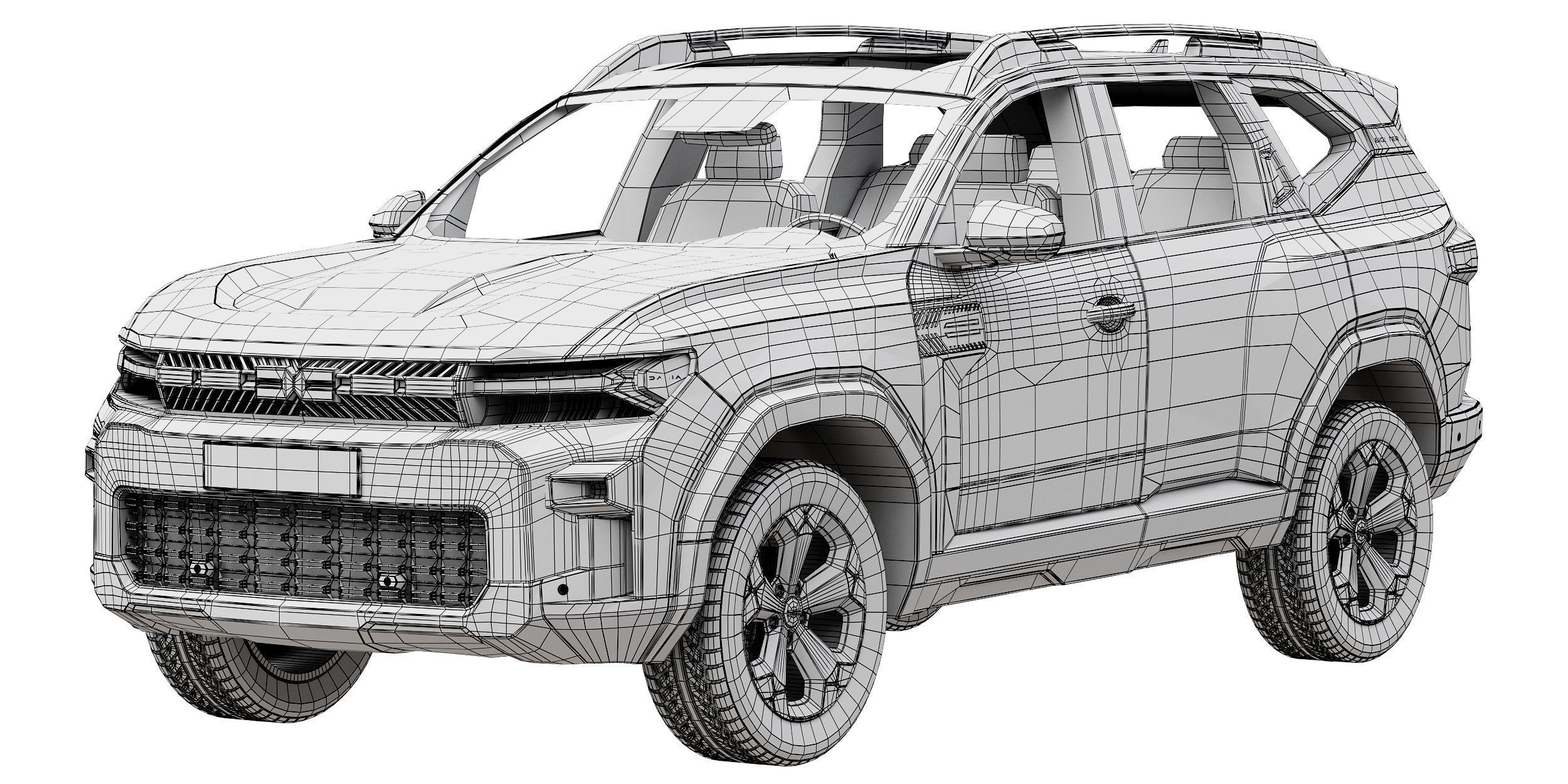 Dacia Bigster 3D model_13