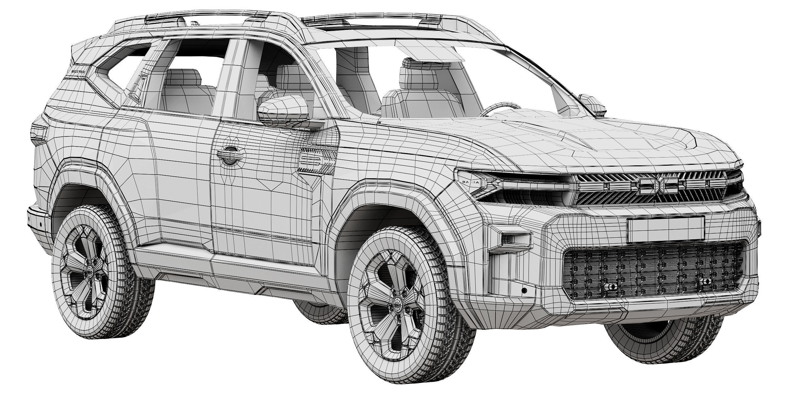 Dacia Bigster 3D model_14