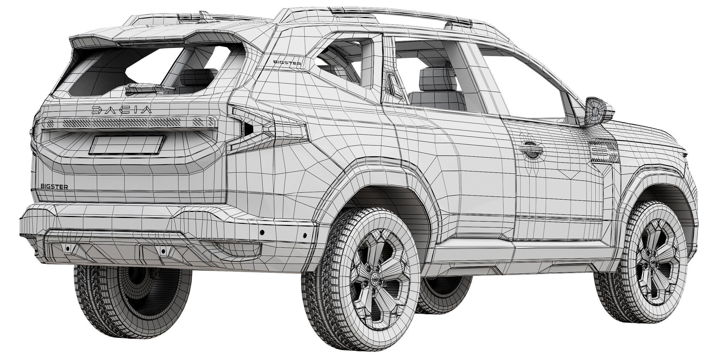 Dacia Bigster 3D model_16
