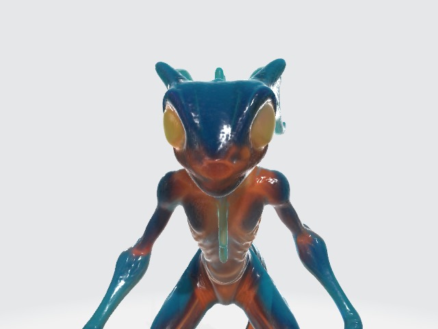 Alien 3D model_4
