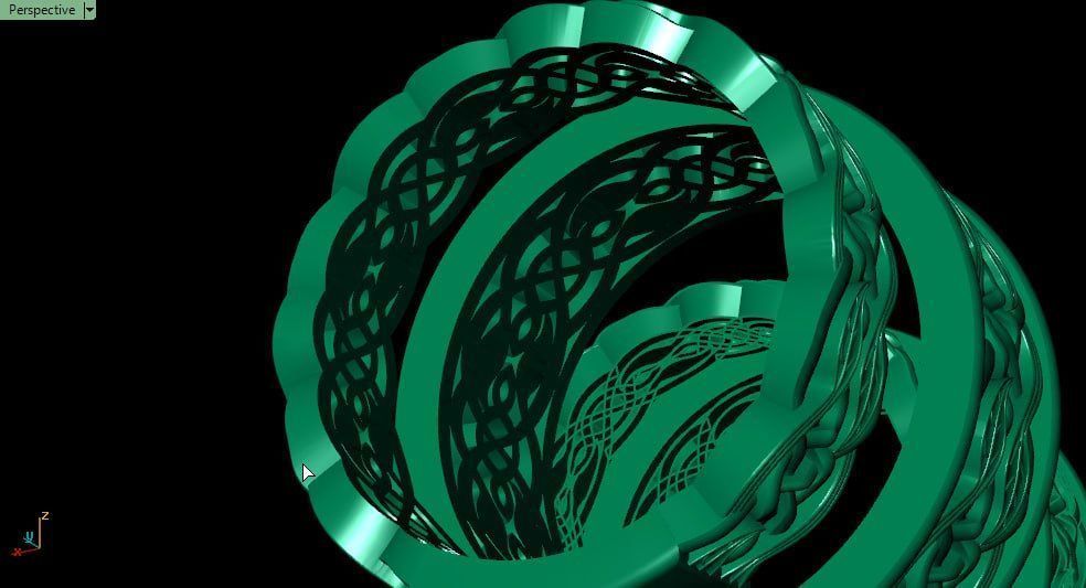 2nd set rings with alternative motif patterns 3D print model_5