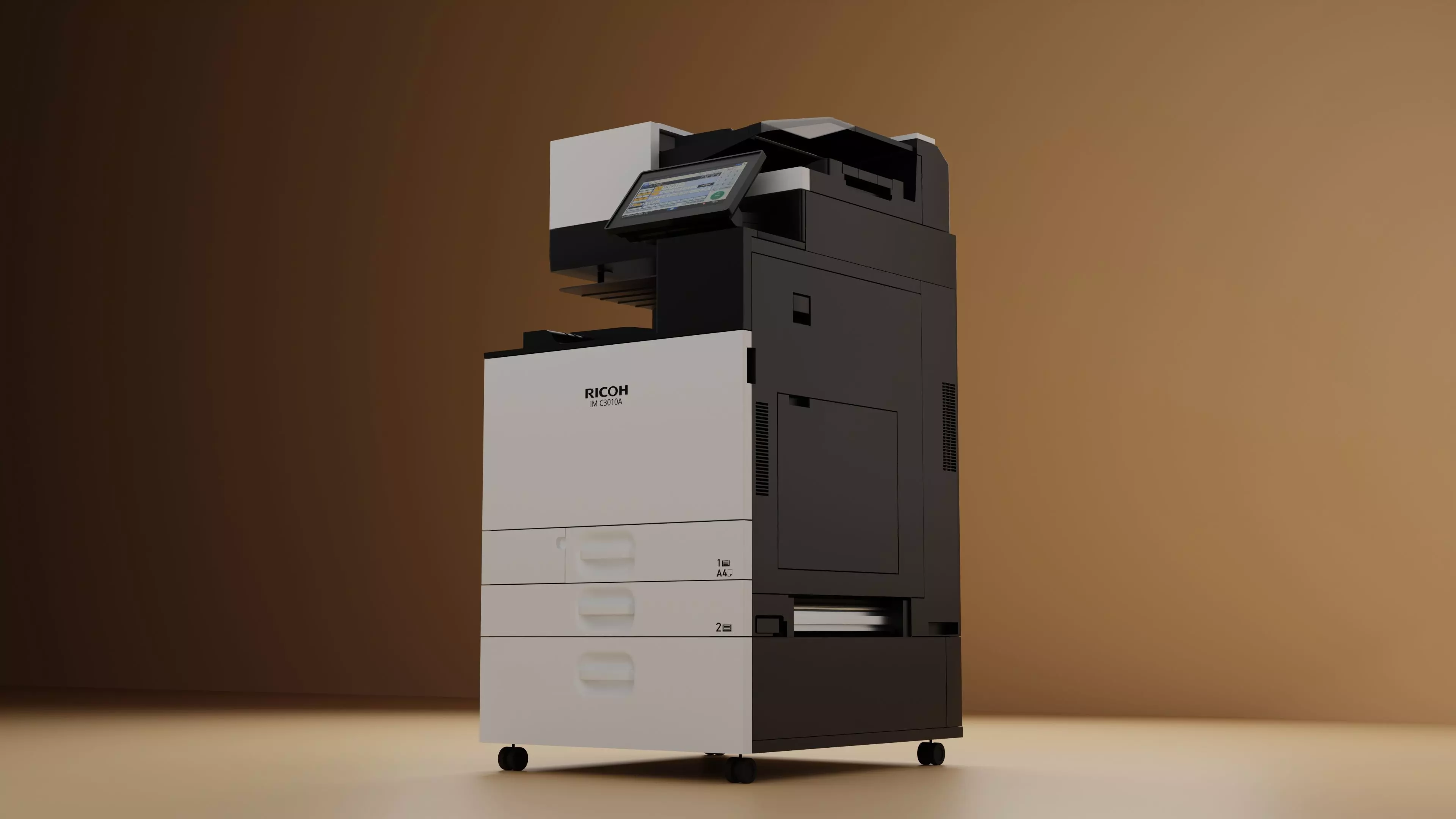 RICOH IM C3010A office printer 3D model | CGTrader