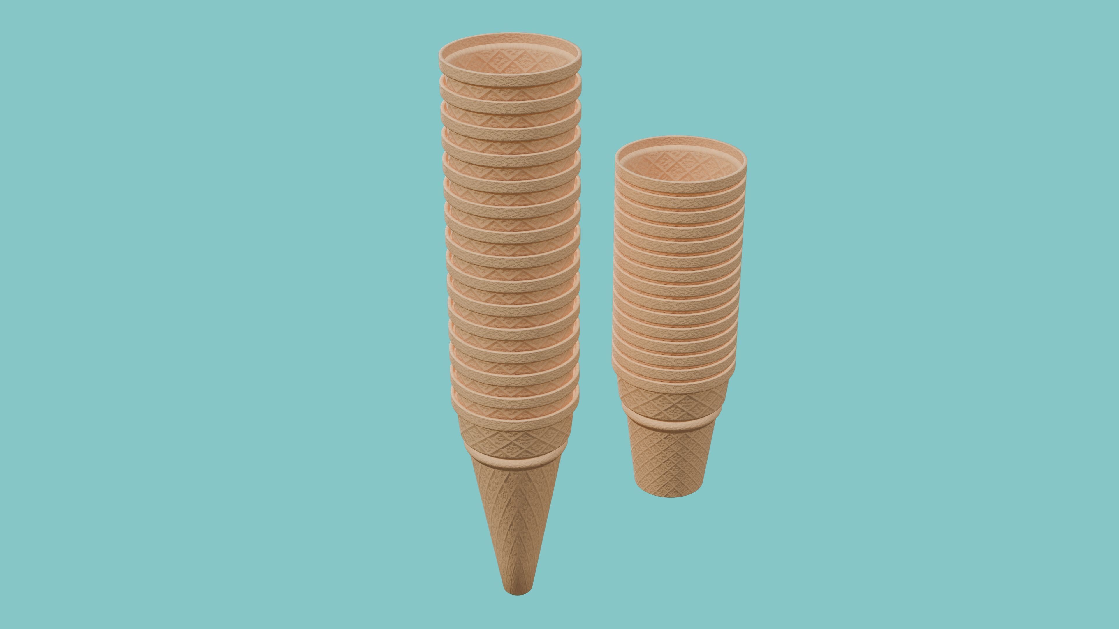 Realistic Ice cream 3D model_8