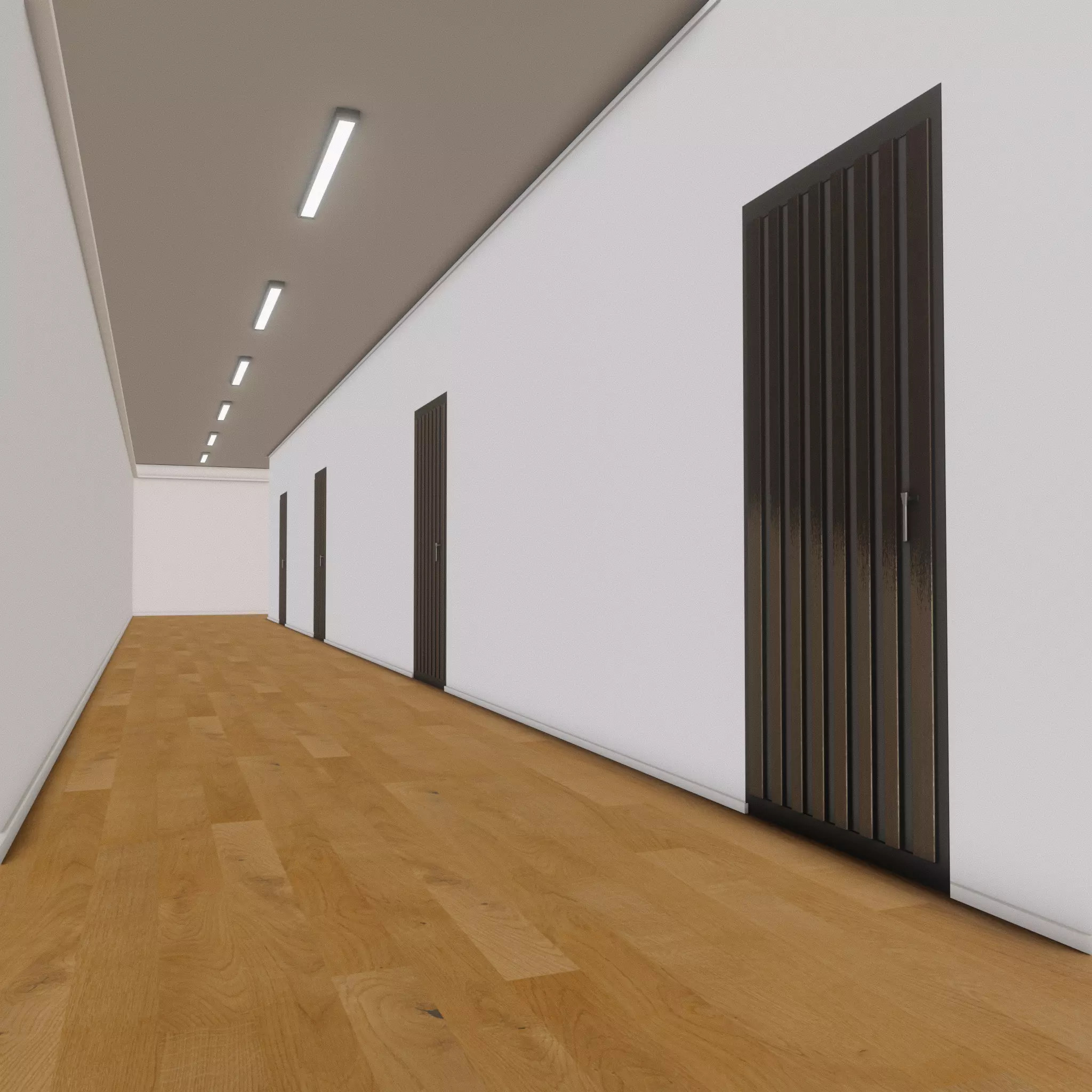 Office empty room Interior 3D model