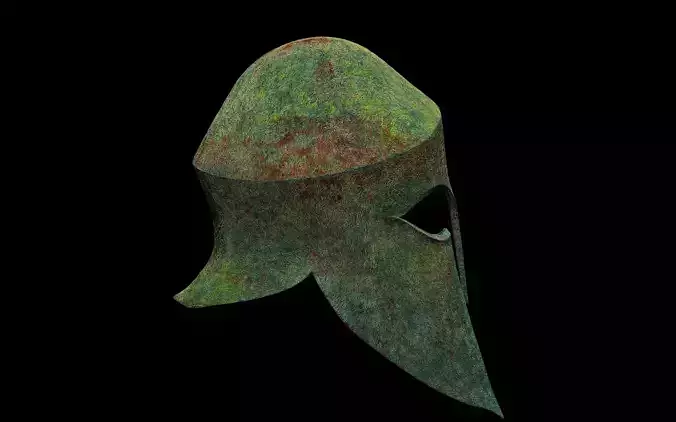 Ancient Greek Bronze Helmet