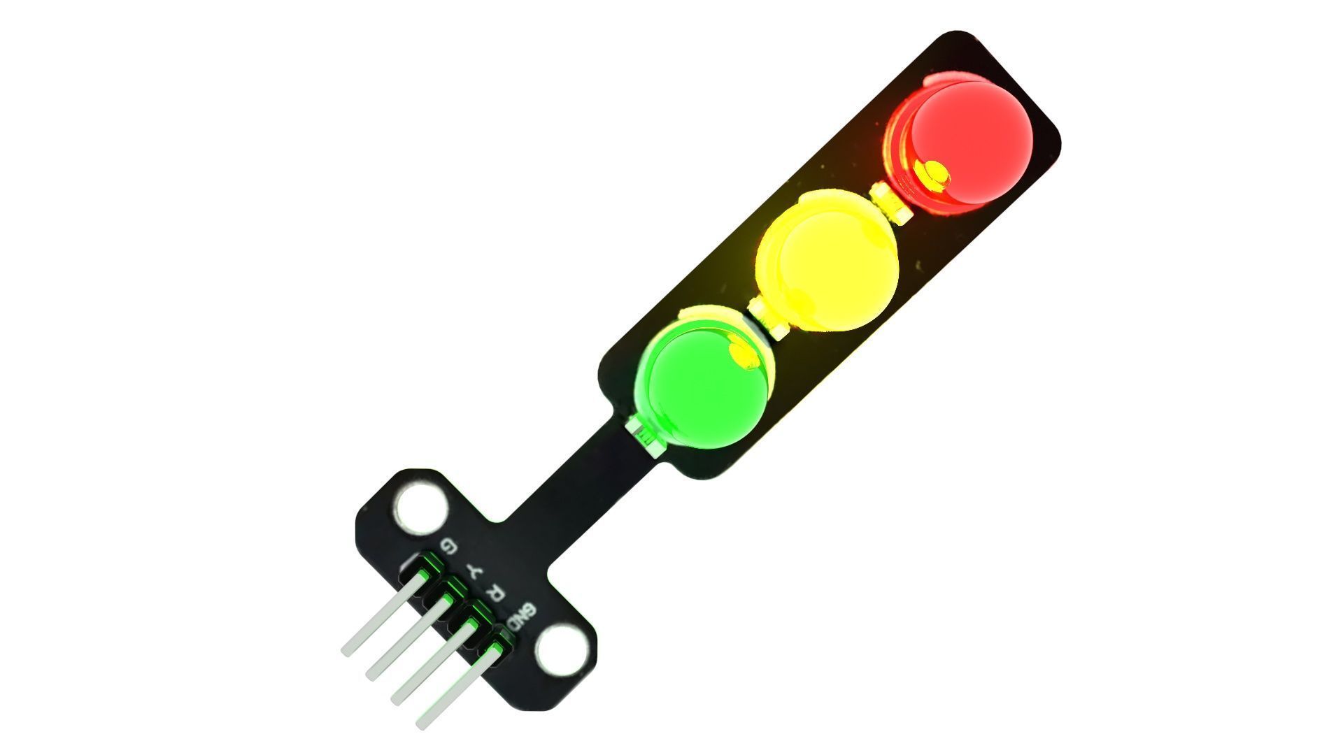 Traffic Lights LED Module With Illuminating Animation 3D model_28