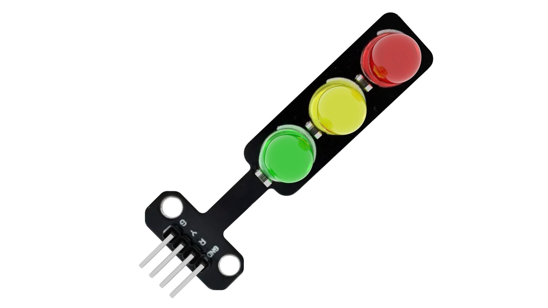 Traffic Lights LED Module With Illuminating Animation 3D model_26