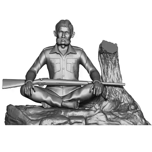 Veerappan  3D print model