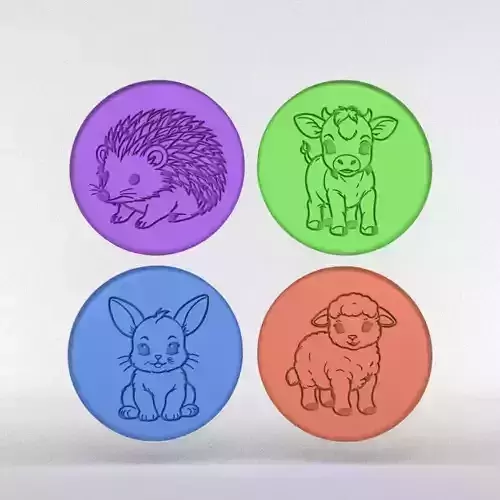 Cute Animals Coasters