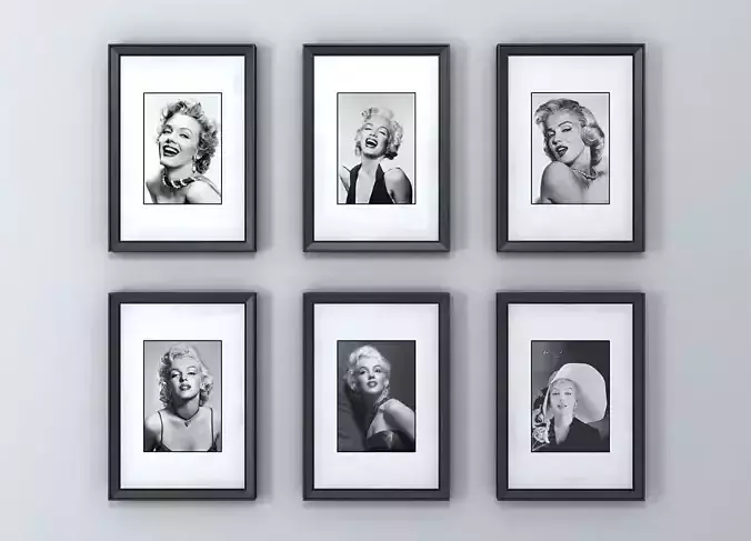 Photo Frame Set Marilyn Monroe