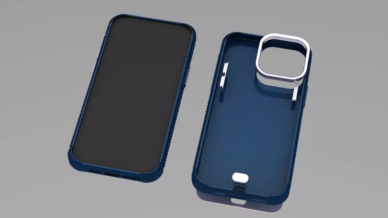 Simple iPhone 14 pro max guard - plain back 3D print model_0