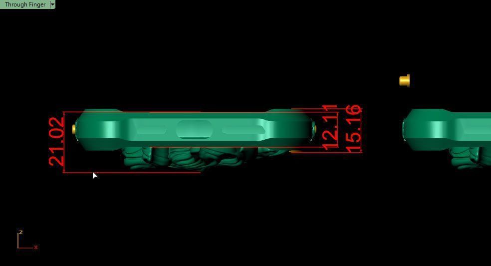 Horse on the back iphone 14 pro max guard 3D print model_11