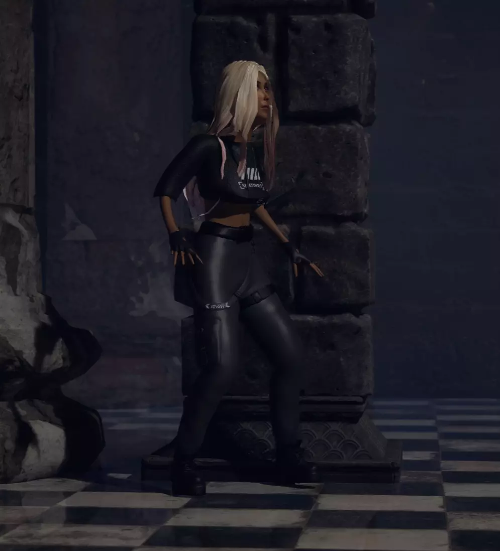 Isha the Beautiful female character 3D model_0