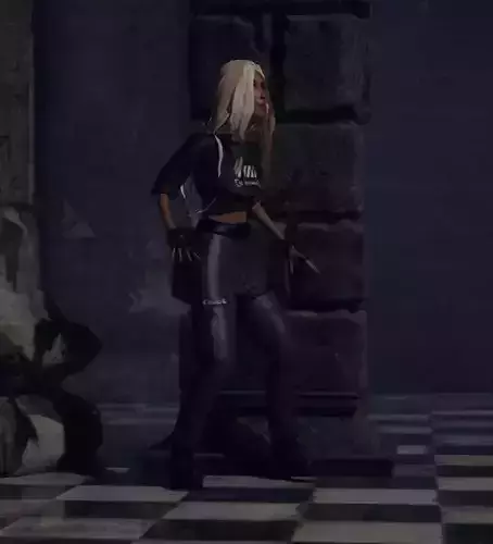 Isha the Beautiful female character 3D model Isha the Beautiful female character 3D model