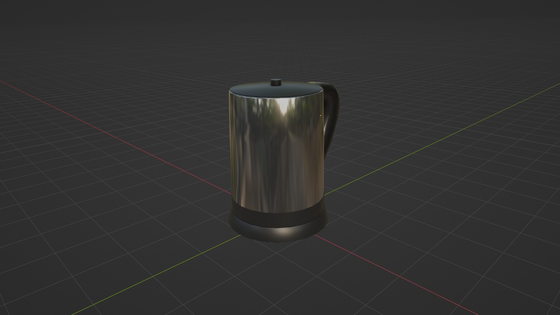 High-Quality Kettle 3D Model - Game-Ready Low-poly 3D model_9