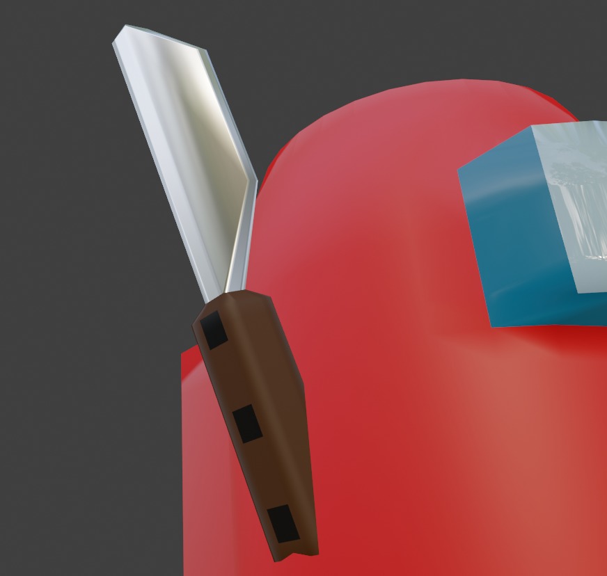 Among Us With Electrical Box Low-poly 3D model_4