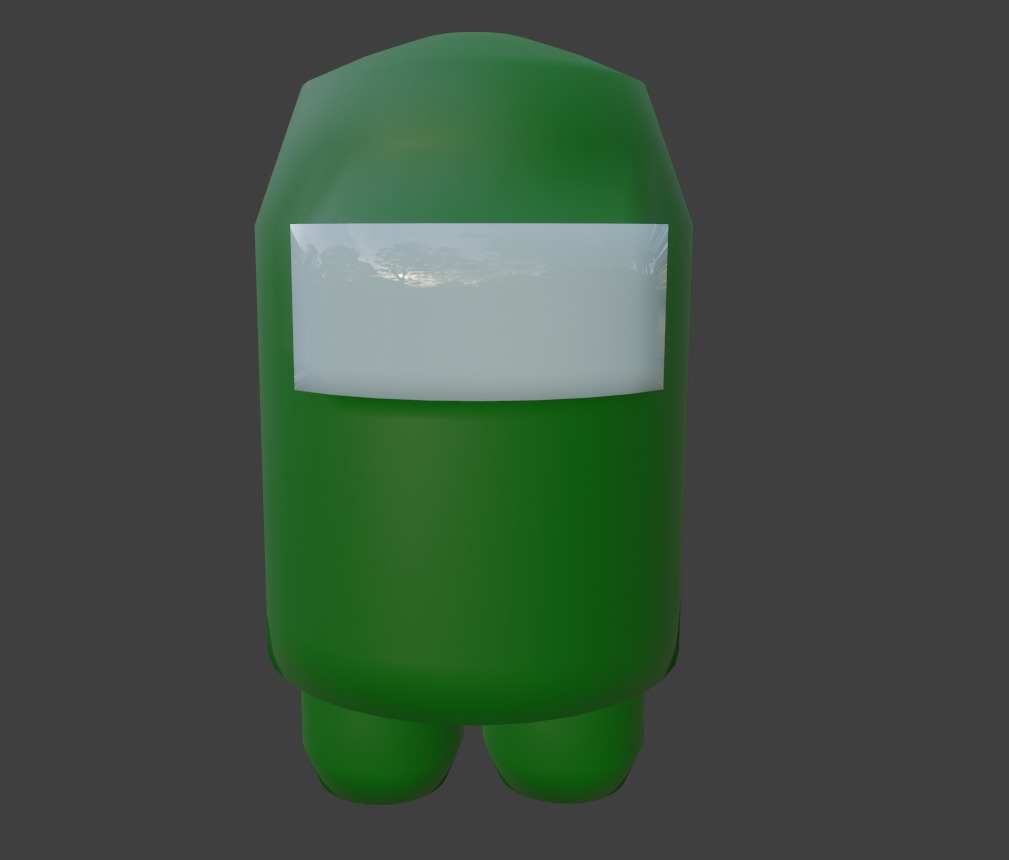 Among Us With Electrical Box Low-poly 3D model_18