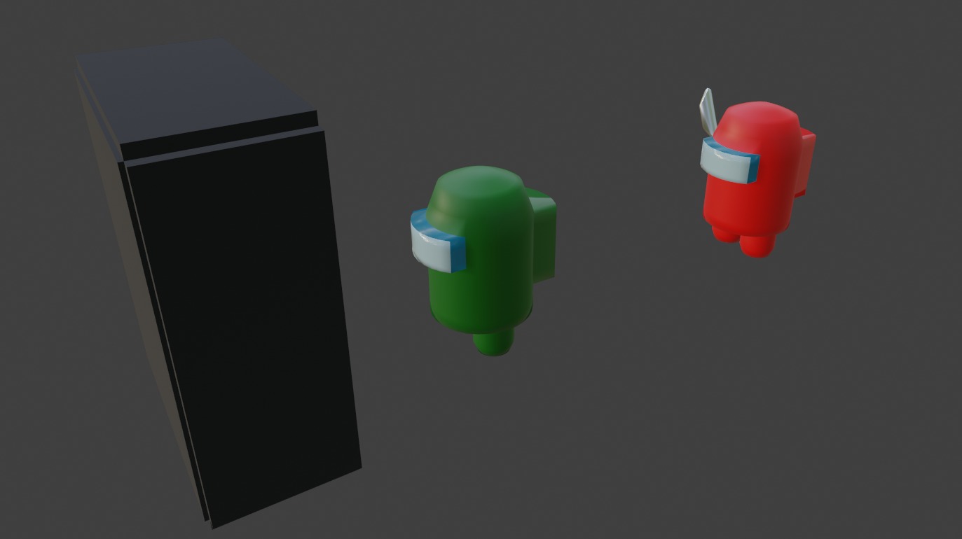 Among Us With Electrical Box Low-poly 3D model_16