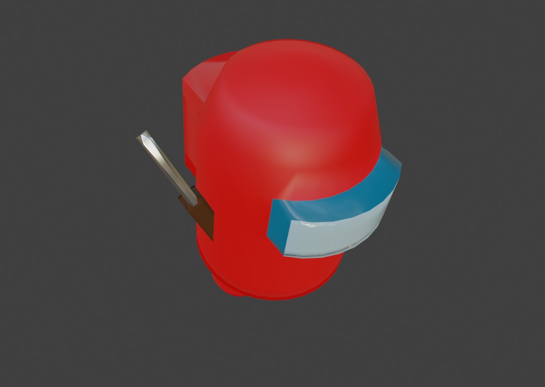 Among Us With Electrical Box Low-poly 3D model_2