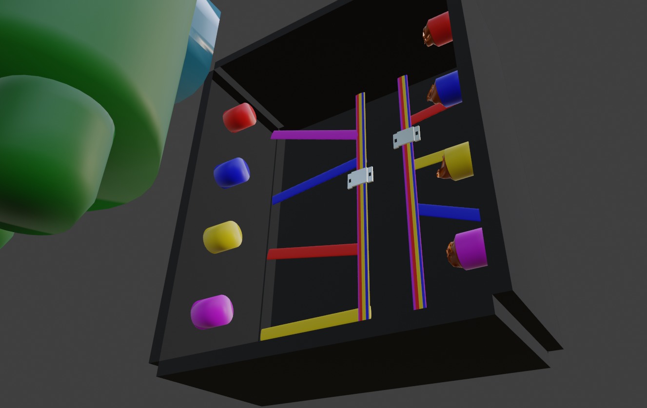 Among Us With Electrical Box Low-poly 3D model_13