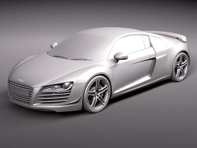 Audi R8 GT 2011 3D model_11