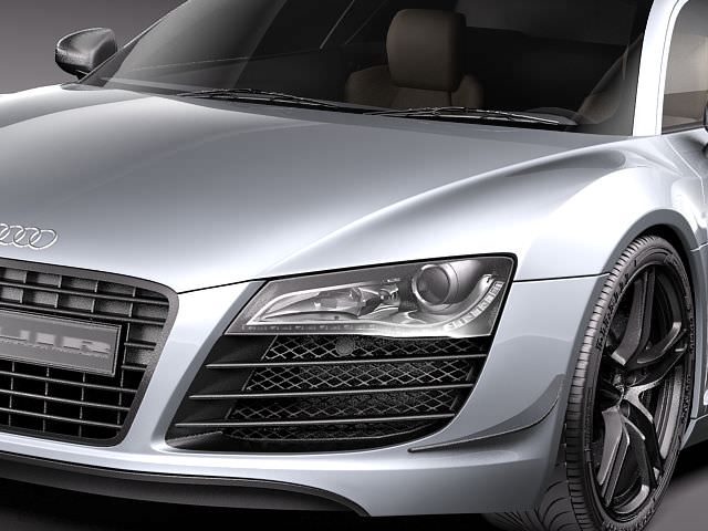 Audi R8 GT 2011 3D model_2