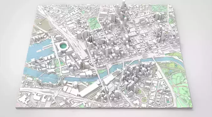 Cityscape Melbourne Australia