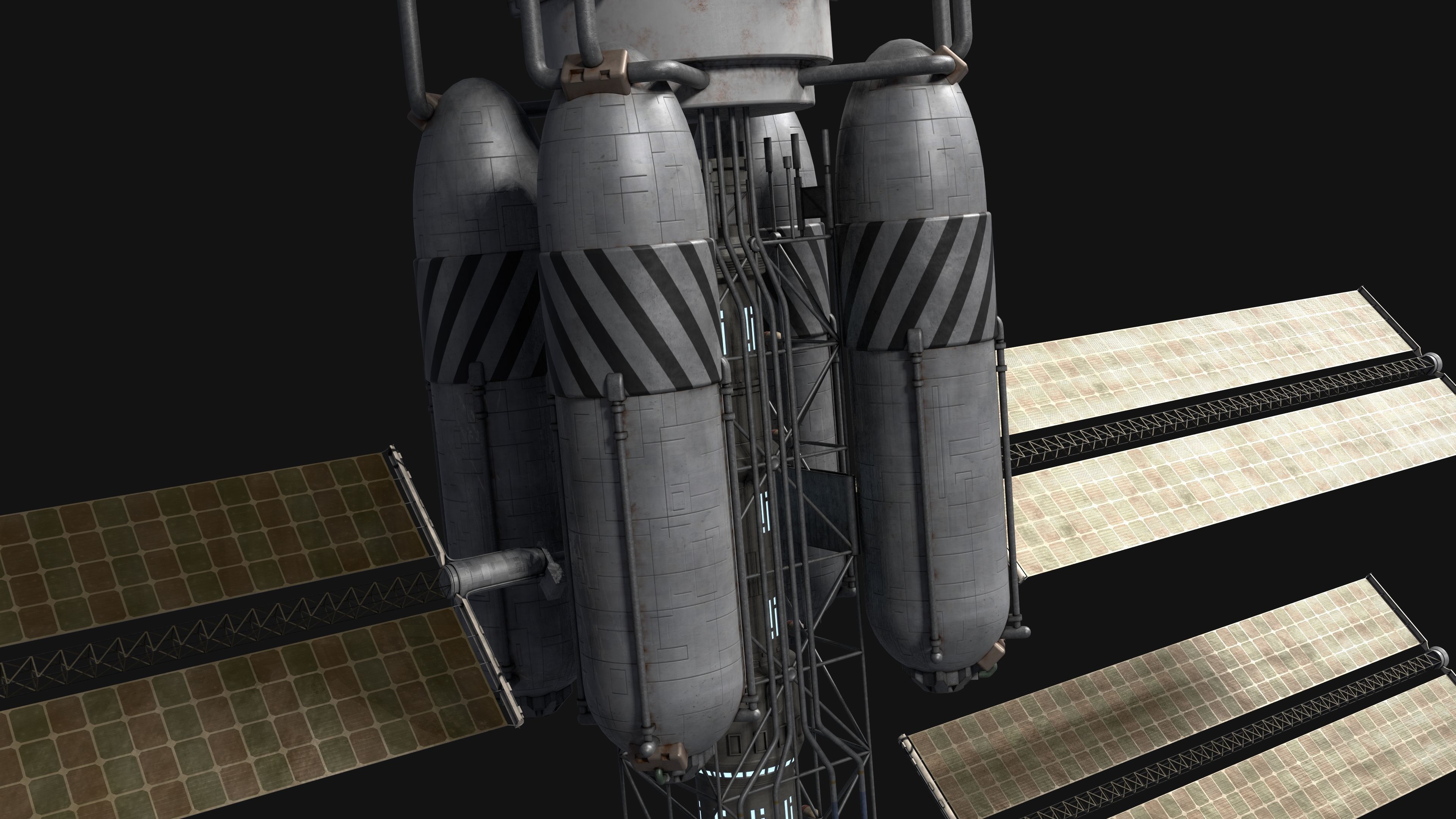 Battlestar Galactica - Armistice Station 3D model_6