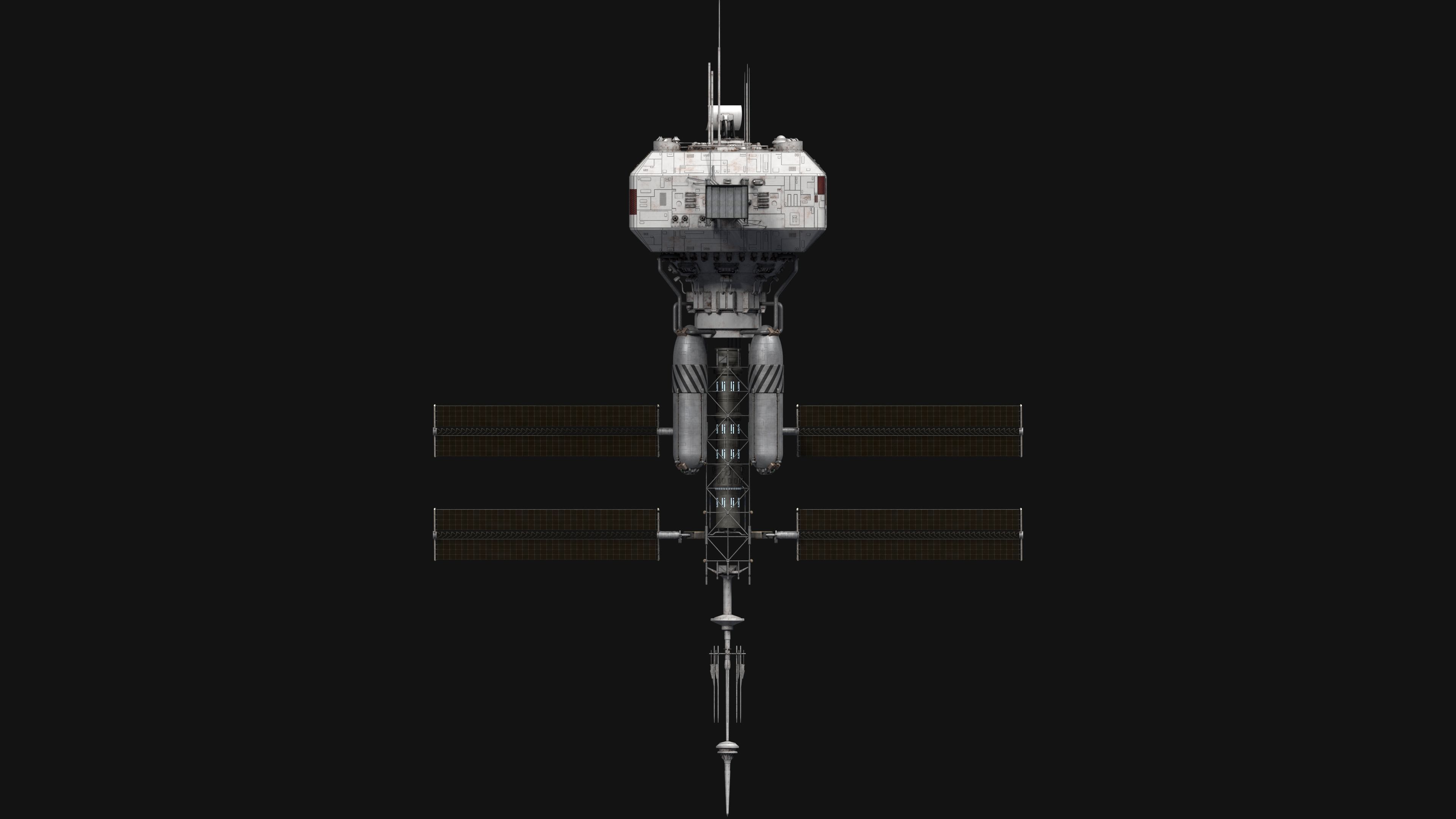 Battlestar Galactica - Armistice Station 3D model_12