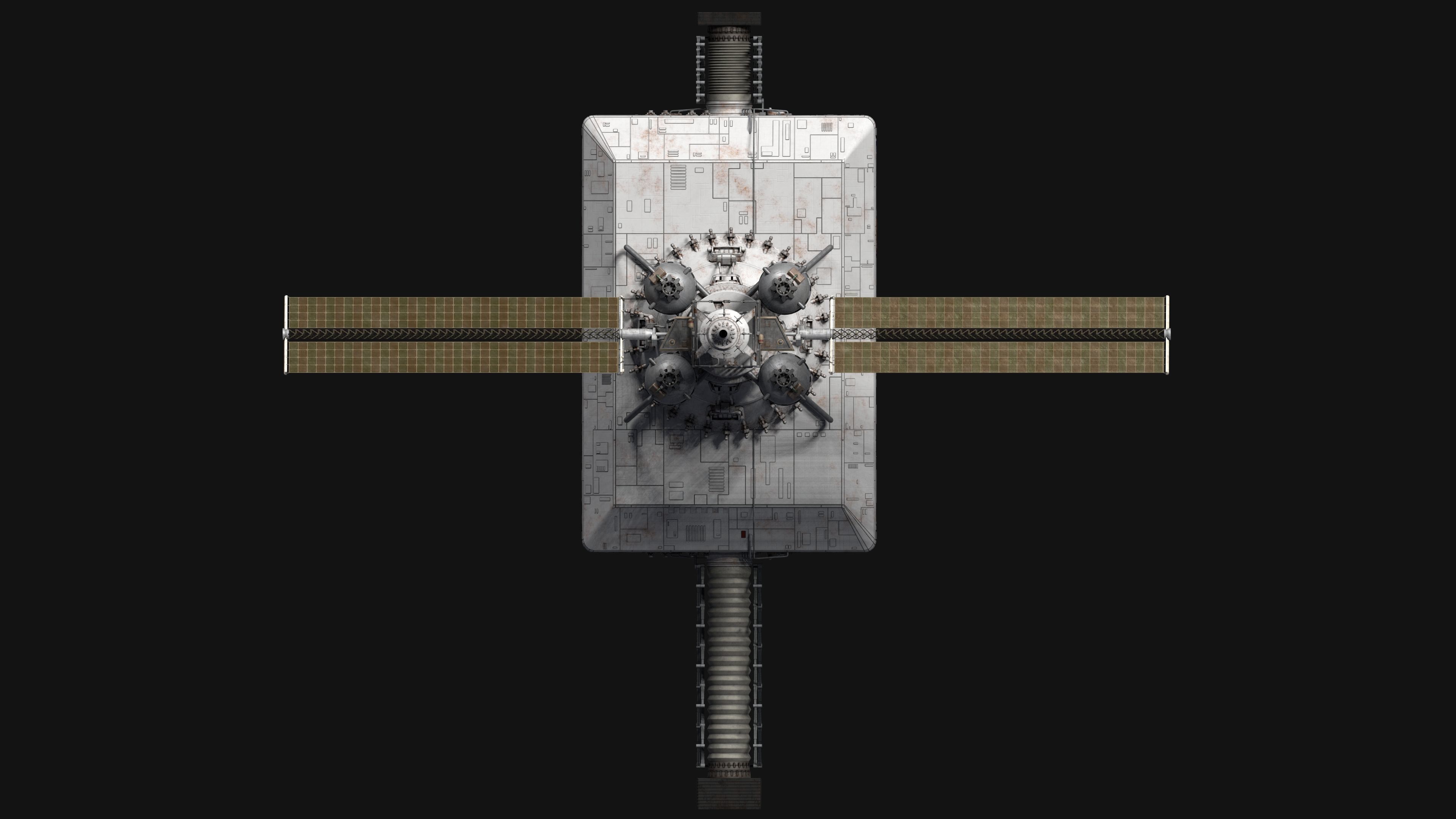 Battlestar Galactica - Armistice Station 3D model_14