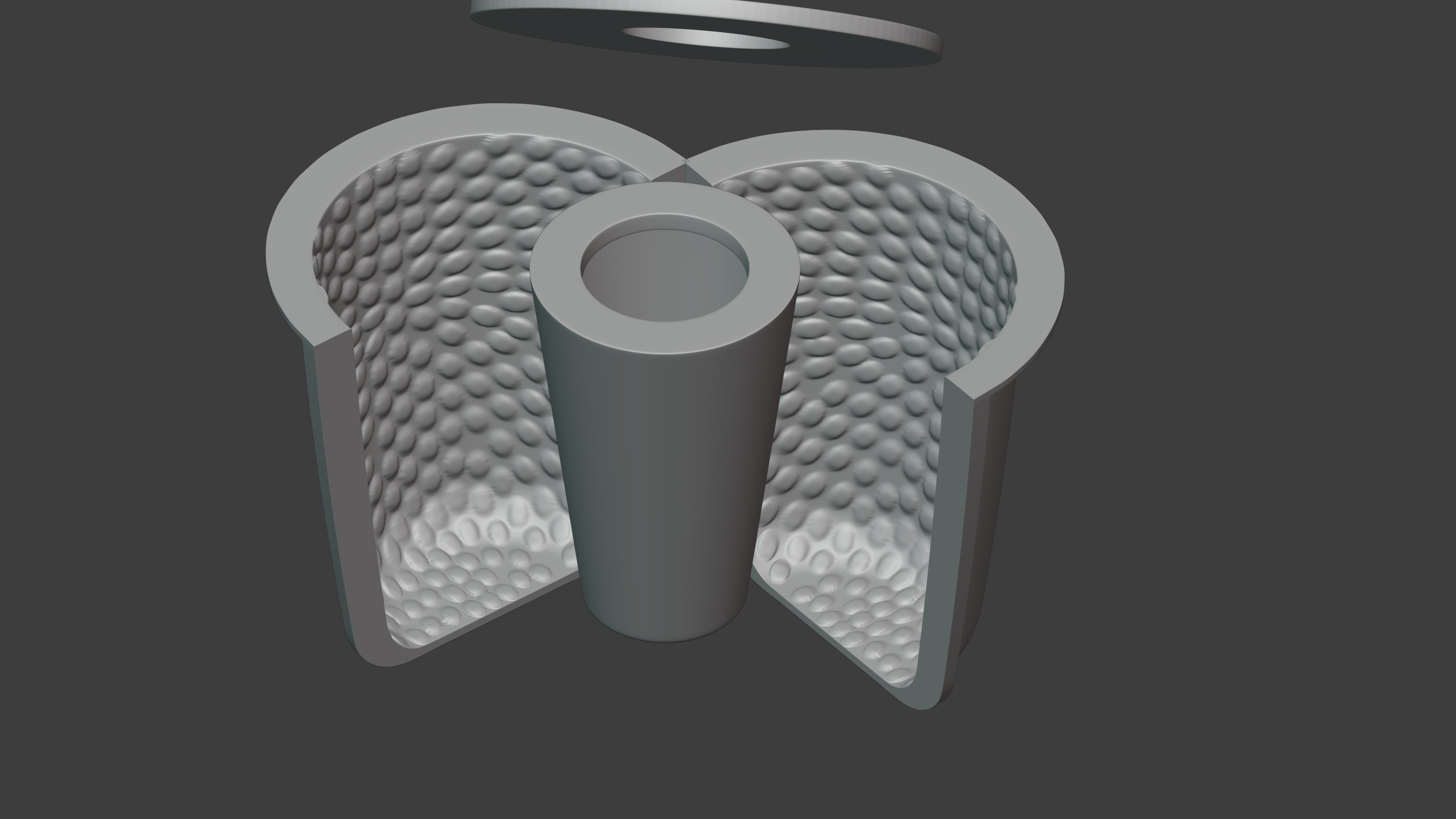 3D Printable Flower Vase Mold 3D print model_5