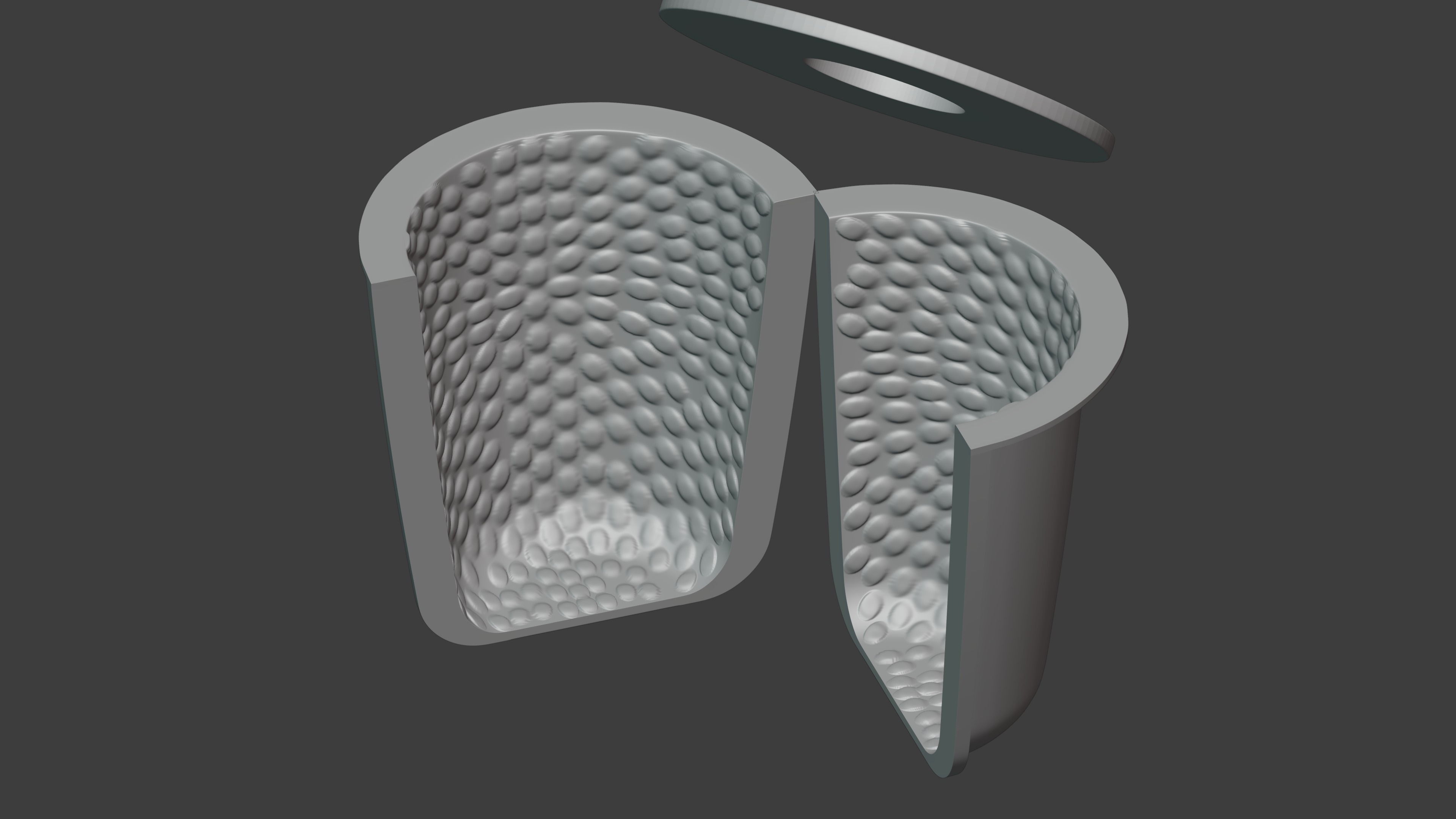 3D Printable Flower Vase Mold 3D print model_3