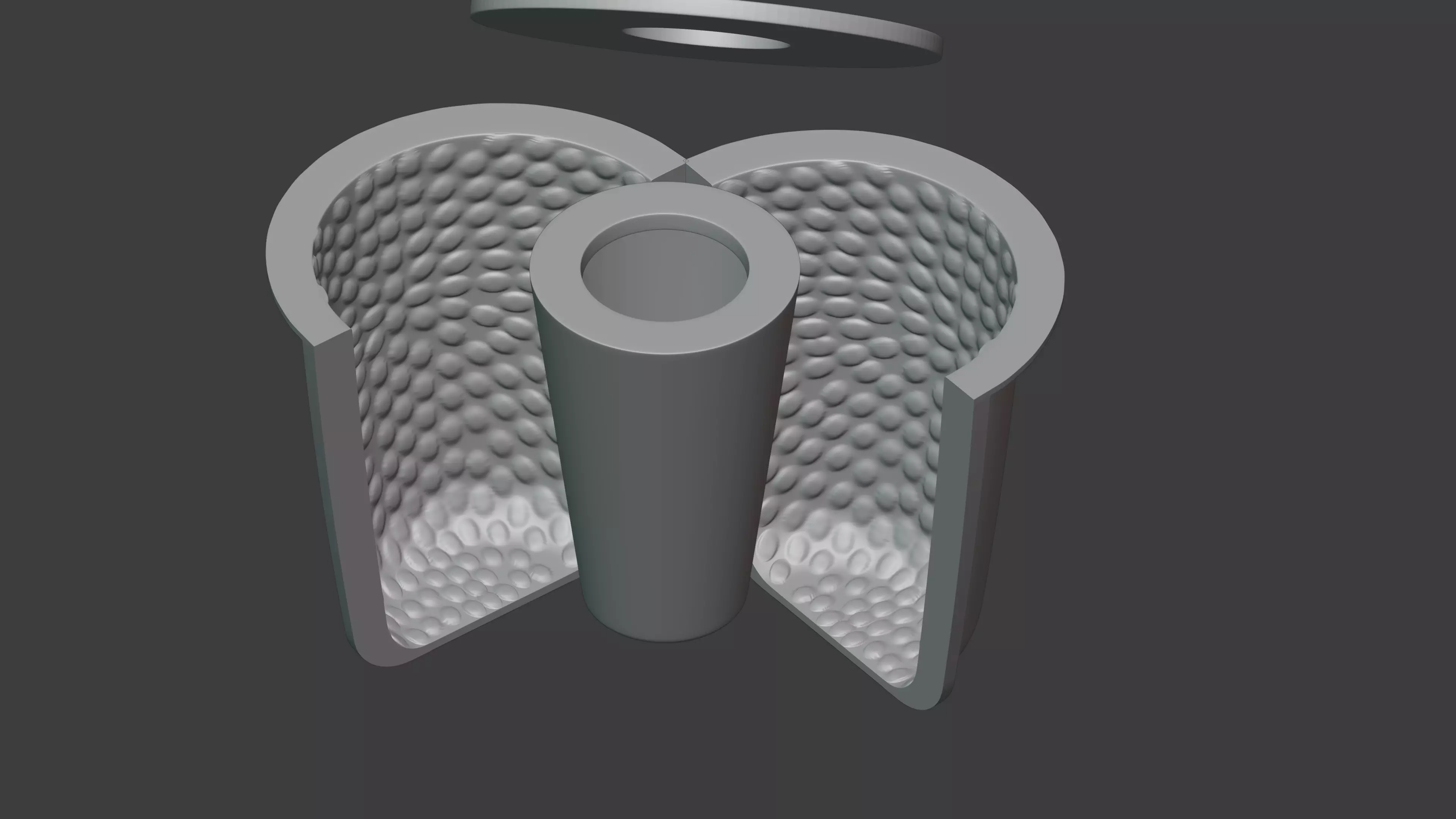 3D Printable Flower Vase Mold 3D print model_0