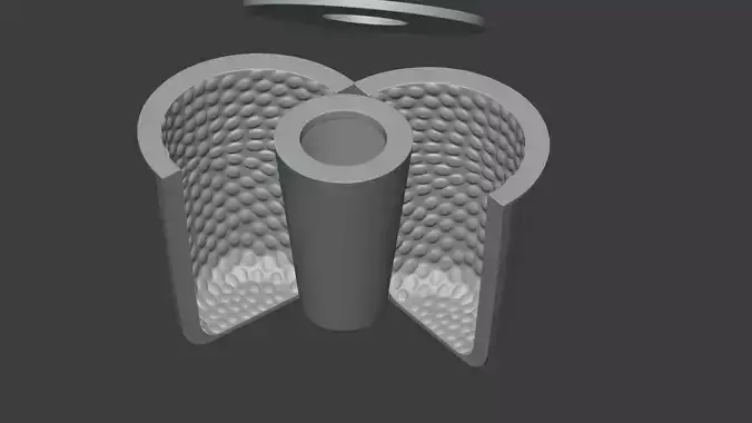 3D Printable Flower Vase Mold