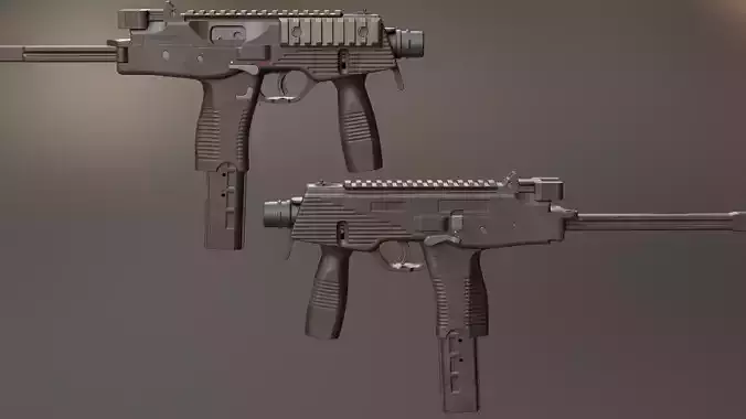 MP9 Gun Game Ready Model