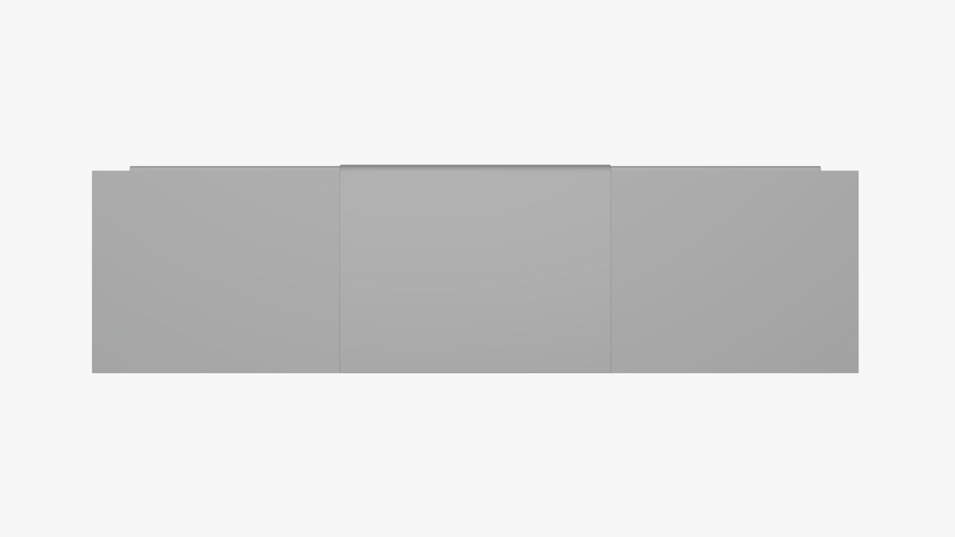 Basic Box Label - Geometry Only No Textures No Materials 3D model_2