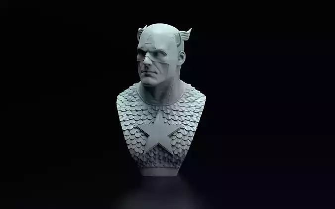 Captain America  3D print model